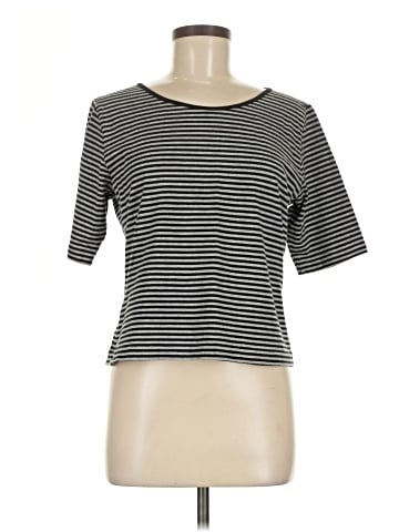 Green Cotton 3/4 Sleeve T-Shirt (view 1)