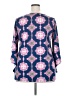 New Directions Blue 3/4 Sleeve T-Shirt Size 2X - photo 2