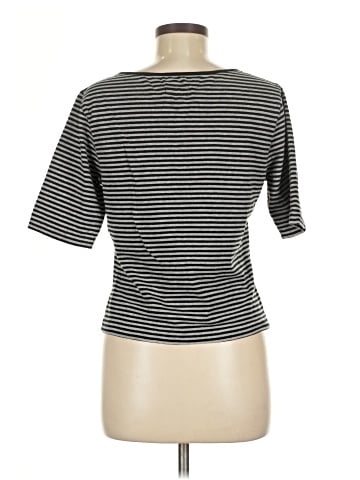 Green Cotton 3/4 Sleeve T-Shirt (view 2)