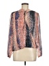 Emma & Olivia Silver Long Sleeve Blouse Size M - photo 1