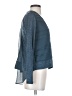 Vanessa Virginia 100% Polyester Teal Long Sleeve Blouse Size XS - photo 4