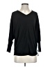 Half Moon by Modern Movement Black 3/4 Sleeve Top Size S - photo 1