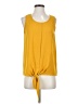 Lime n Chili 100% Polyester Yellow Sleeveless Blouse Size S - photo 1