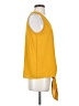 Lime n Chili 100% Polyester Yellow Sleeveless Blouse Size S - photo 4