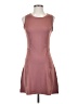 Unbranded Solid Brown Casual Dress Size S - photo 1