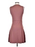 Unbranded Solid Brown Casual Dress Size S - photo 2