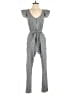 Mod Ref 100% Polyester Houndstooth Gray Jumpsuit Size S - photo 1