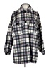Forever 21 Plaid Blue Fleece Size M - photo 1