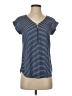 Express Outlet Blue Short Sleeve Top Size XS - photo 1