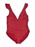 Kona Sol Solid Red One Piece Swimsuit Size XL - photo 1