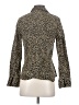J.Crew Animal Print Gold Long Sleeve Blouse Size 4 - photo 2