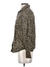 J.Crew Animal Print Gold Long Sleeve Blouse Size 4 - photo 5