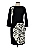 Just... Taylor Graphic Black Cocktail Dress Size 8 - photo 1