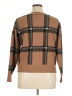 Max Studio Plaid Brown Pullover Sweater Size XL - photo 2