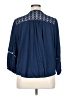 Style&Co Blue 3/4 Sleeve Blouse Size XL - photo 2