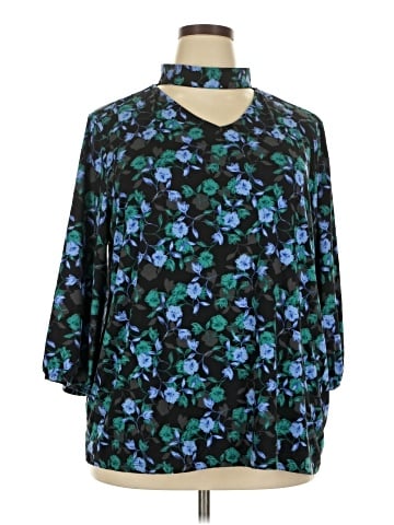 Attention 3/4 Sleeve Blouse (view 1)