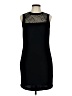 Calvin Klein 100% Polyester Black Cocktail Dress Size 6 - photo 1