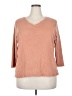 Charter Club 100% Cotton Tan Pullover Sweater Size 2X - photo 1
