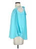 Kaari Blue Teal 3/4 Sleeve Blouse Size XS - photo 5