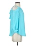 Kaari Blue Teal 3/4 Sleeve Blouse Size XS - photo 4