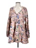 Open Edit Tan Long Sleeve Blouse Size S - photo 1