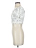 Monteau Ivory Short Sleeve Blouse Size S - photo 5