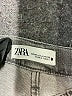 Zara Chevron-herringbone Gray Jeans Size 4 - photo 3