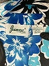 Joanna Floral Blue 3/4 Sleeve Button-Down Shirt Size XL - photo 7