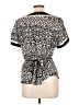 Belissimo Black Short Sleeve Blouse Size L - photo 2