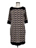 Audrey Whitmore Print Black Casual Dress Size M - photo 1