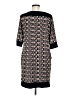 Audrey Whitmore Print Black Casual Dress Size M - photo 2