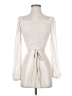 Shein Ivory Long Sleeve Blouse Size 4 - photo 1