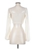 Shein Ivory Long Sleeve Blouse Size 4 - photo 2