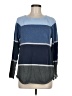 Karen Scott 100% Cotton Color Block Blue Pullover Sweater Size M - photo 1