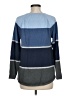 Karen Scott 100% Cotton Color Block Blue Pullover Sweater Size M - photo 2