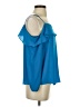 1.State 100% Polyester Blue 3/4 Sleeve Blouse Size S - photo 4