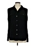 Ann Taylor LOFT 100% Polyester Black Long Sleeve Polo Size M - photo 1