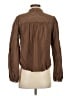 Gap 100% Cotton Brown Long Sleeve Blouse Size XS - photo 2