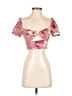 Privacy Please Pink Short Sleeve Top Size XXS - photo 1