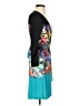 BCBGMAXAZRIA Teal Black Kimono Size XS - photo 4