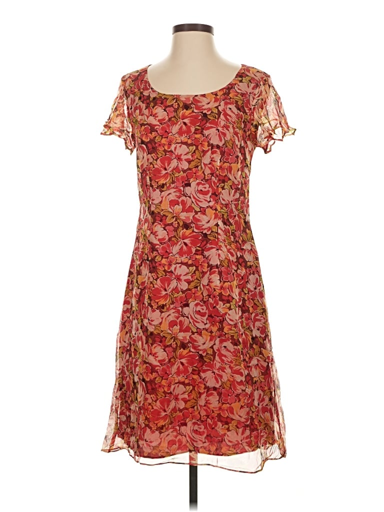 Pre-owned Coldwater Creek Casual Dress In Red