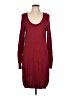 Max Studio Burgundy Casual Dress Size L - photo 1