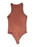 Express Solid Brown One Piece Swimsuit Size XS - photo 2