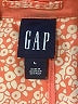 Gap 100% Cotton Solid Orange Raincoat Size L - photo 6