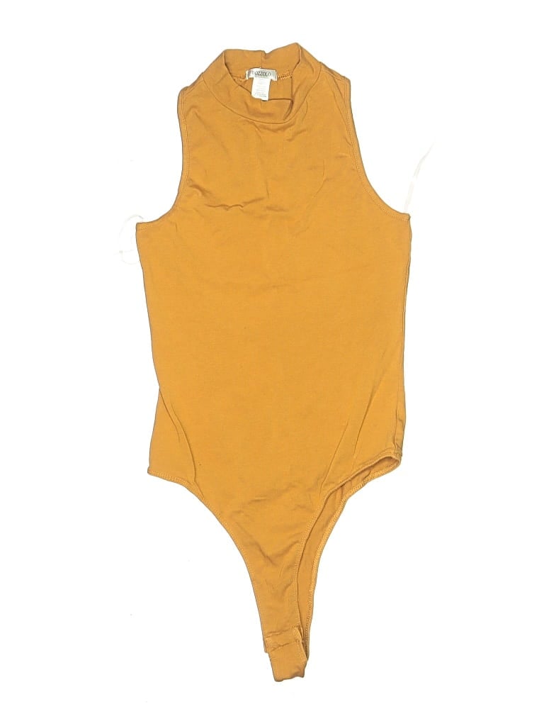 Pre-owned Bozzolo Bodysuit In Yellow