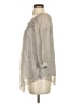 H Trend 100% Silk Gray 3/4 Sleeve Silk Top Size S - photo 5