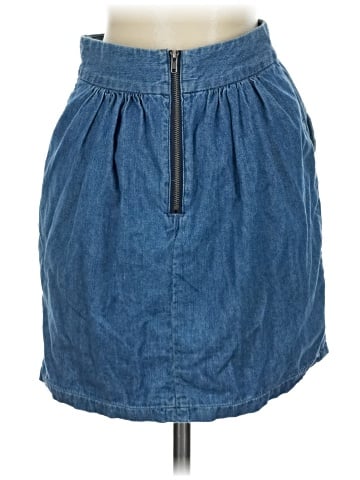 Pins and Needles Denim Skirt (view 2)