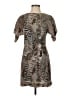 Rag & Bone 100% Silk Animal Print Brown Cocktail Dress Size 2 - photo 1