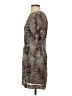 Rag & Bone 100% Silk Animal Print Brown Cocktail Dress Size 2 - photo 5