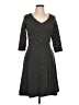 Bravissimo Chevron-herringbone Black Casual Dress Size 12 - photo 1